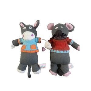 Latitude Enfant Knit Mouse Donkey Plush Grey Marie Antoine Toy Sweater Pint Size